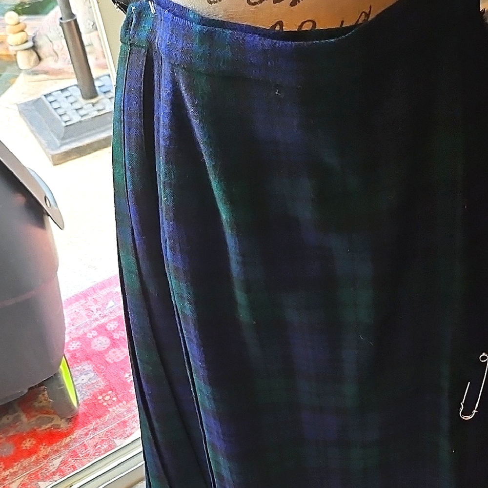 Scottish Black Watch kilt.